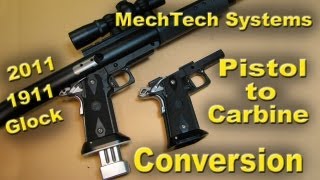 MechTech Pistol to Carbine Conversion Unit CCU  REVIEW [upl. by Simmie]