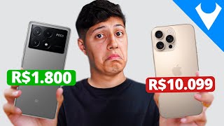 iPhone 16 PRO vs POCO X6 PRO  QUAL MELHOR para você [upl. by Novi]