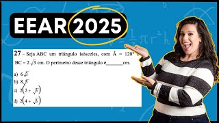 EEAR 2025  Seja ABC um triângulo isósceles com Â  120° [upl. by Gerrald124]