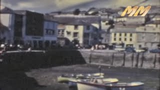 Mevagissey Cornwall England 1970s old cine film 112 [upl. by Hacissej]