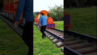 Special effects Animated train that stops when you wave 3 [upl. by Stefano]