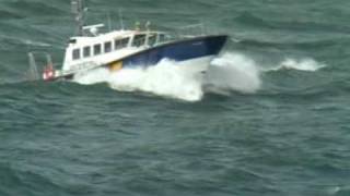 Rough weather trials of SPITFIRE off Roches in the race [upl. by Vasya882]