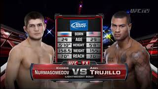 Khabib Nurmagomedov vs Abel Trujillo UFC 160 FULL FIGHT CHAMPIONSHIP [upl. by Danieu]