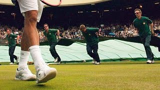 60fps Federer v Hewitt  Wimbledon 2004 QF [upl. by Swaine]