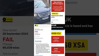 MercedesBenz Vito MercedesBenz Untaxed Failed MOT [upl. by Llertnahs]