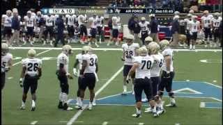 NCAAF 2012 Week 06 Navy Midshipmen at Air Force [upl. by Soule517]