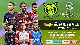 FTS MOD Efootball Futebol 2024 Com Brasileirão e Europeu Download [upl. by Cutty29]