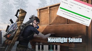 Once Human Midi Piano Player Moonlight Sonata [upl. by Jobey]