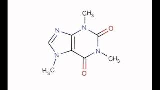 Caffeine Molecule  Largem4v [upl. by Quitt661]