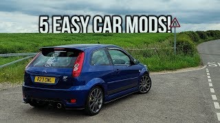 5 CHEAP and EASY Mods for your FIRST CAR [upl. by Aramaj]