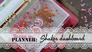 Scrap my planner  Flamingo shaker dashboard ♥ [upl. by Neroc]