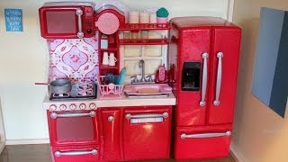 OpeningReview of Our Generation Kitchen Set for American Girl Dolls [upl. by Battista]