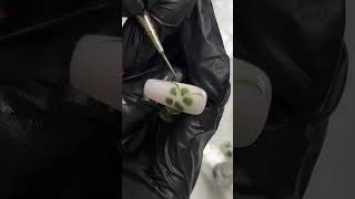 How to make flower nails nailart tutorial nails diy pressonnails gelx naildesign shorts [upl. by Ramona594]