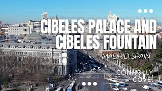 Cibeles Palace and Cibeles Fountain  Madrid  Spain  Things to do in Madrid [upl. by Delly]