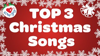 Top 3 Christmas Songs with Lyrics 🎄 Merry Christmas Songs [upl. by Noired776]