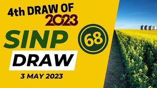 Saskatchewan PNP 2023 update  4th SINP Draw of 2023  3 May [upl. by Alyce109]