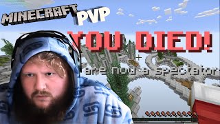 CaseOh Rages In Minecraft PVP [upl. by Sinnel32]