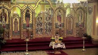 Tuesday October 15 2024 Holy Face of Jesus Dev 700 am  Divine Liturgy 730 am [upl. by Barthelemy585]