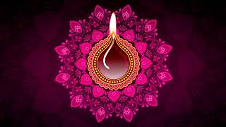 Animated Festival Motion Background Video II Diya Diwali Animation Video Loop  Diwali pooja Video [upl. by Attenrev]