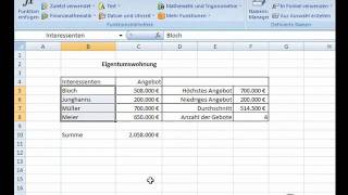 Excel Zellennamen vergeben [upl. by Nie]