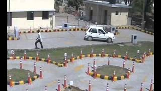 Demo of LMV Car Driving test in GandhinagarGujarat 1 4 [upl. by Earal864]