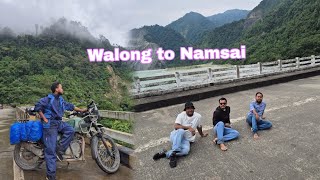 Walong to Namsai 🏍️💚 Arunachal Pradesh part 8 [upl. by Heida]