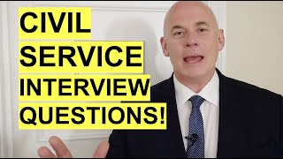 CIVIL SERVICE Interview Questions amp Answers How to PASS a Civil Service Success Profiles Interview [upl. by Sucramel638]