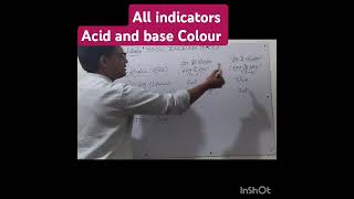 Indicators for acid and baselitmusturmericphenolphtelienmethyle orenge [upl. by Aekin]