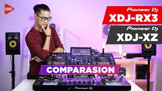 PIONEER XDJ RX3 VS XDJ XZ  XDJ COMPARASION  DOMS DJ INDONESIA [upl. by Ashmead728]