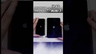 Iphone16 pro max vs Ipad mini 7 subscribe ytshort iphone feedshorts [upl. by Anatollo]