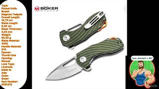 Böker Magnum Tadpole Item Number01SC012 [upl. by Pax]