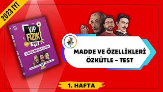 Kütle Özkütle Soru Çözümü  2023 TYT Fizik KAMPI [upl. by Feeney564]