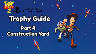 Toy Story 2 PS1 on PS5 Trophy Guide  Part 4  Construction Yard [upl. by Gaelan]