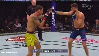 Renato Moicano Chopping Down Calvin Kattar [upl. by Nolahs]