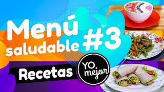 Menú saludable 3  YoMejor [upl. by Ellsworth289]