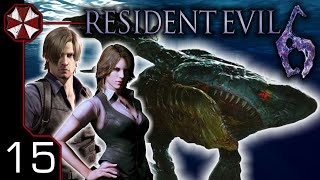 RESIDENT EVIL 6 ☣️ 15 • BOSS Brzak Killer Shark [upl. by Attalie]