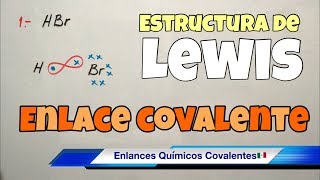 Esctructura de LEWIS Enlaces COVALENTES paso a paso [upl. by Ahsel422]