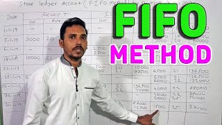 FIFO method of Inventory valuation by CA Brijesh singh  Class 12 FYBcom CAFoundation [upl. by Ttirrej]