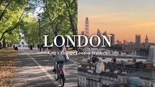 🇬🇧 London Diary l KCL Masters New semester starts Moving in new studio [upl. by Levins]