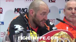 WLADIMIR KLITSCHKO VS TYSON FURY POSTFIGHT PRESS CONFERENCE [upl. by Emory]