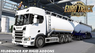 Euro Truck Simulator 2  Feldbinder KIP Rigid Addon for Tandem Addon by Kast V10  ETS2 Mods 138 [upl. by Udenihc]