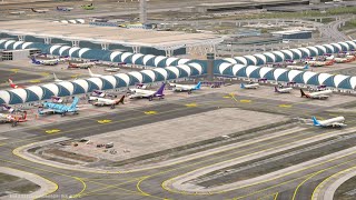 Terminal Extensions at Bangkok Airport  World of Airports  Gameplay [upl. by Nahseez478]