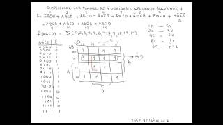 Simplificación de una función de 4 variables aplicando Karnaugh [upl. by Pendleton94]