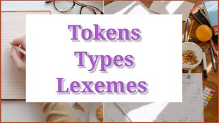 Word Token Type Lexeme [upl. by Tabbitha]