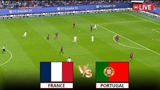 🔴LIVE  FRANCE vs PORTUGAL I QUARTER FINAL I LIVE STREAMING I eFOOTBALL PES 21 GAME [upl. by Worrad]