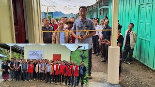 Inauguration of newly constructed school building of GMS new Pangsha [upl. by Ahsets]