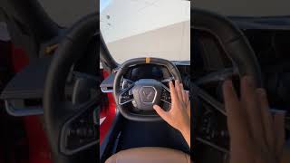 2022 Chevy Corvette Steering Wheel is a SQUIRCLE [upl. by Ihsir]