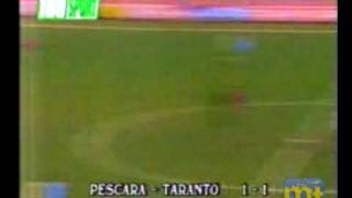 Pescara 11 Taranto Goal di Brunetti Serie B 19911992 [upl. by Trisha993]