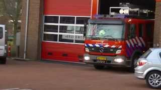 Opkomst En Uitruk Brandweer Ouderkerk [upl. by Crowell]