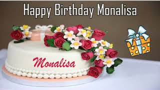 Happy Birthday Monalisa Image Wishes✔ [upl. by Letch]